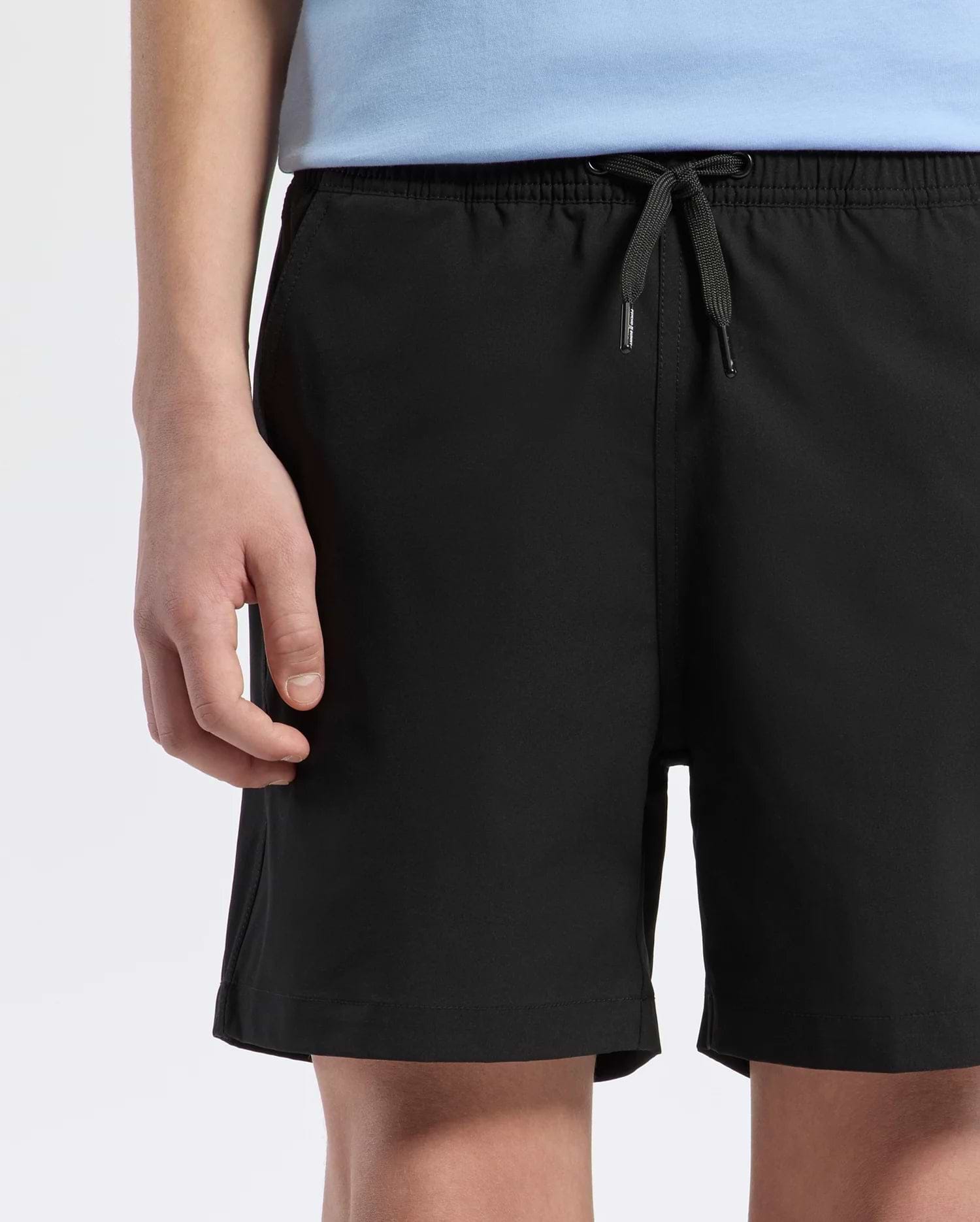 Teen | Black swim shorts with hydrochromic technology
