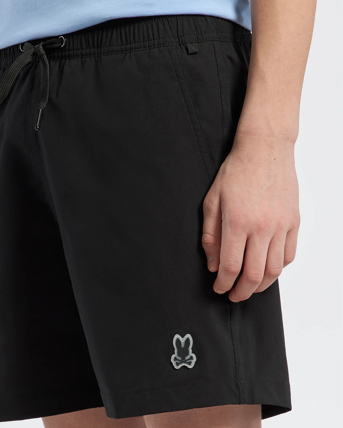 Teen | Black swim shorts with hydrochromic technology