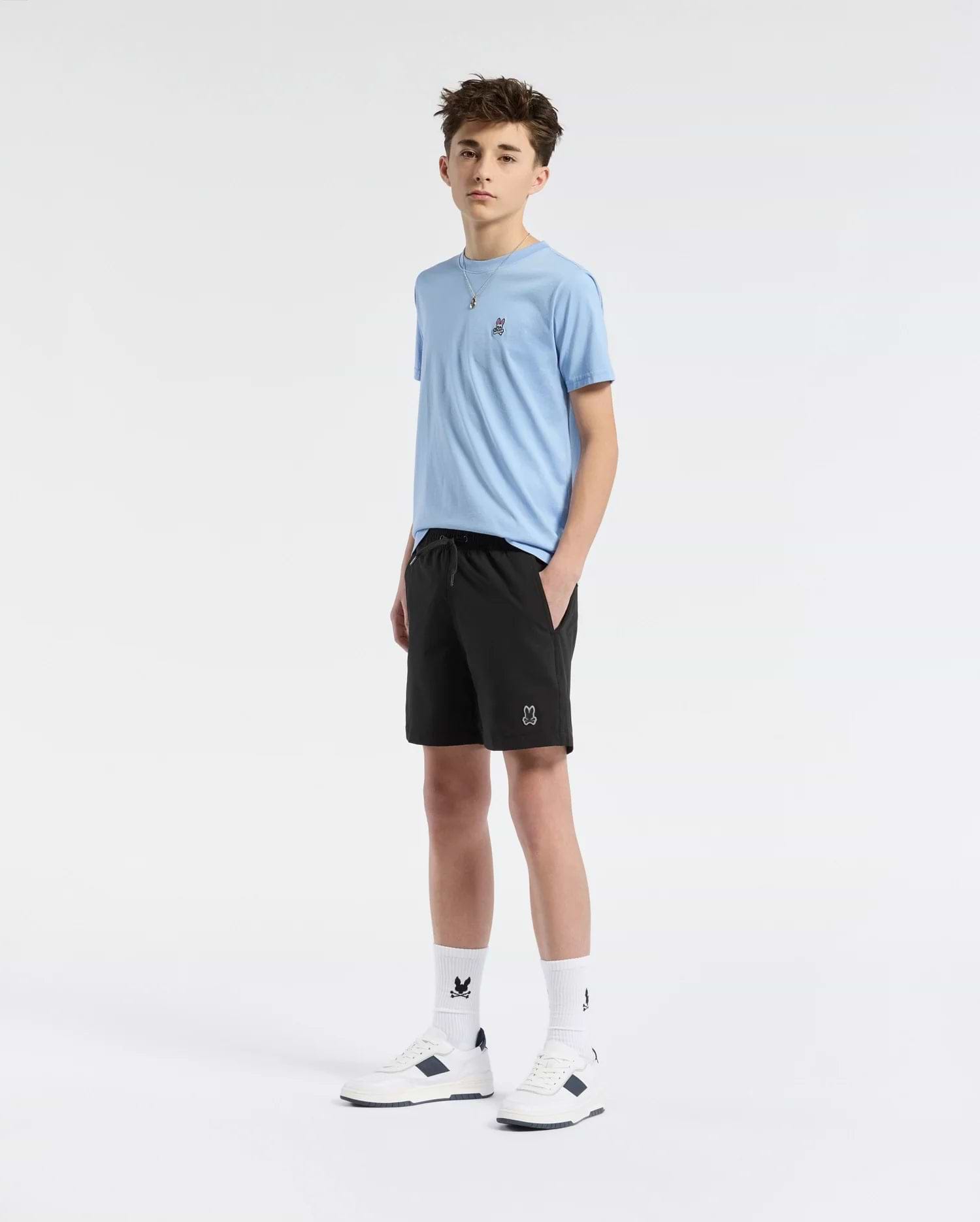 Teen | Black swim shorts with hydrochromic technology