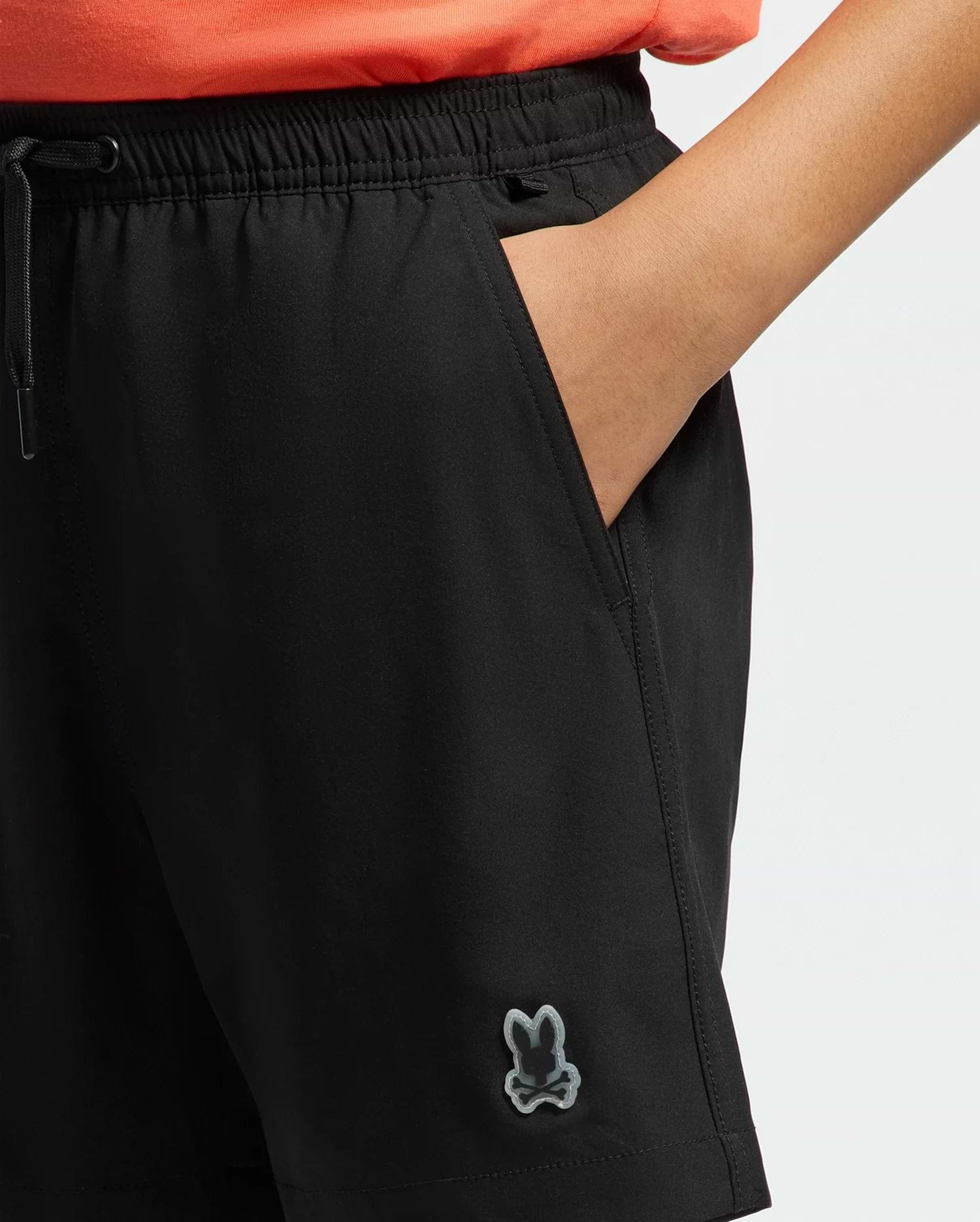 Kids | Black swim shorts with hydrochromic technology