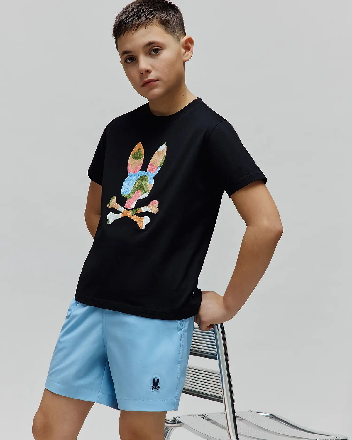 SHORT DE BAIN MOTIF HYDROCHROMIQUE SAMOS ENFANTS