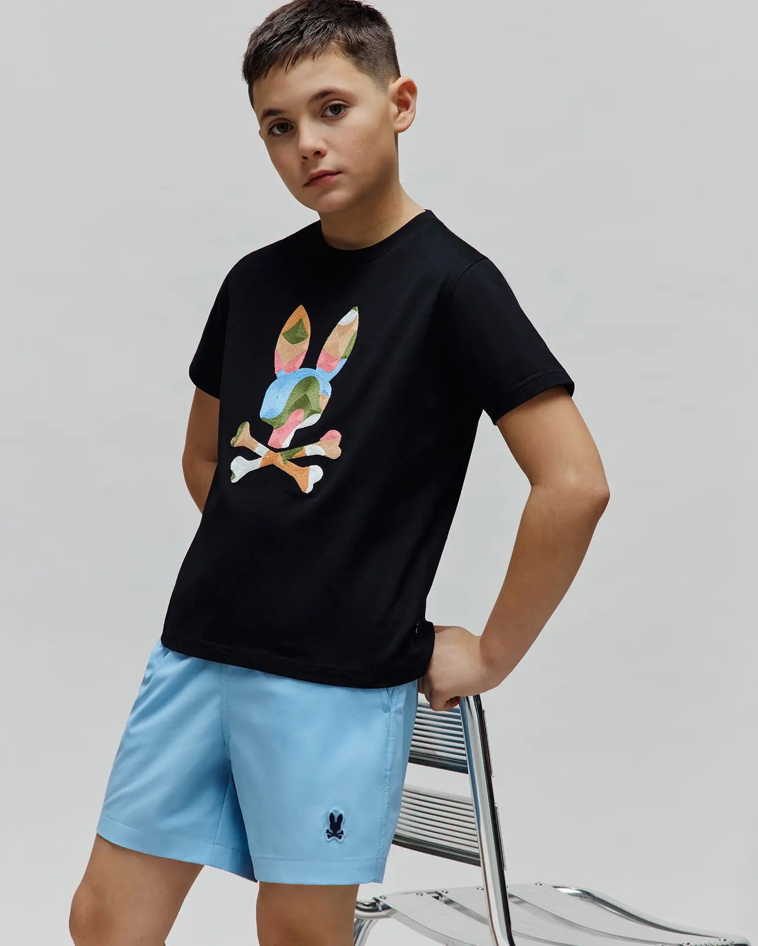 SHORT DE BAIN MOTIF HYDROCHROMIQUE SAMOS ENFANTS