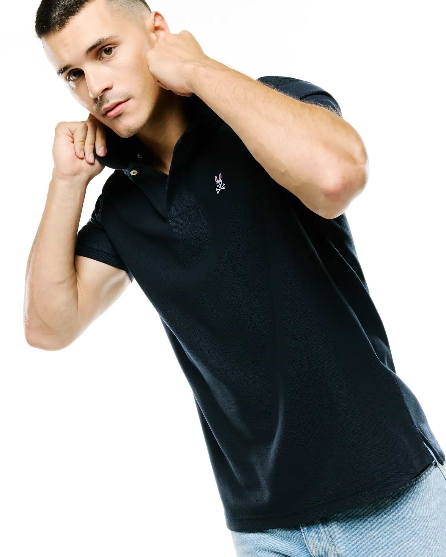 MENS CLASSIC PIQUE POLO SHIRT - B6K001ARPC