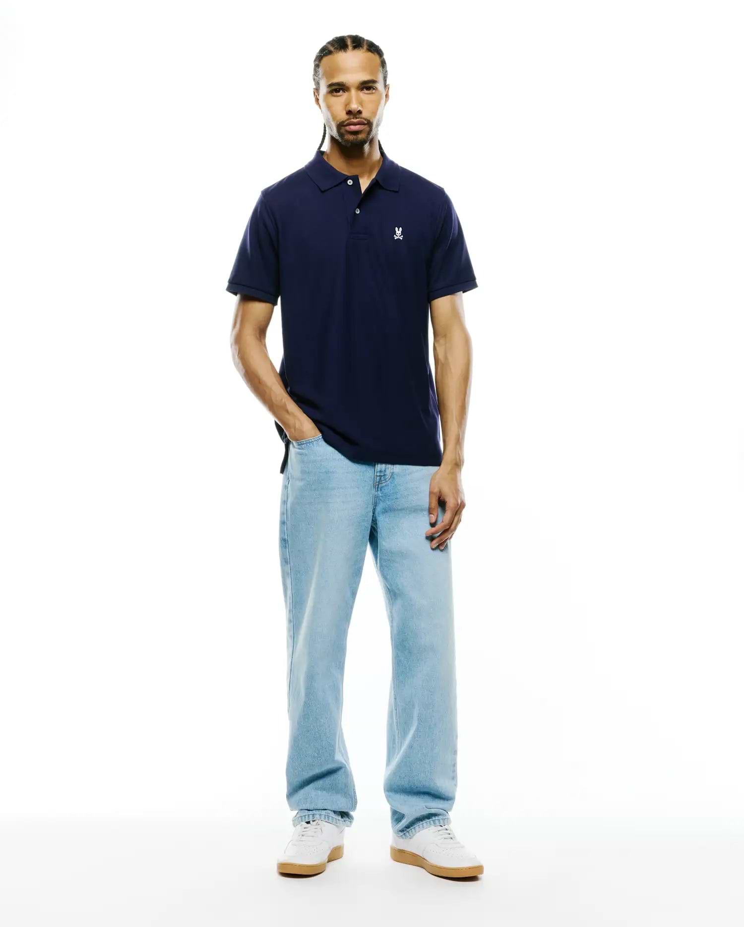 MENS CLASSIC PIQUE POLO SHIRT - B6K001CRPC