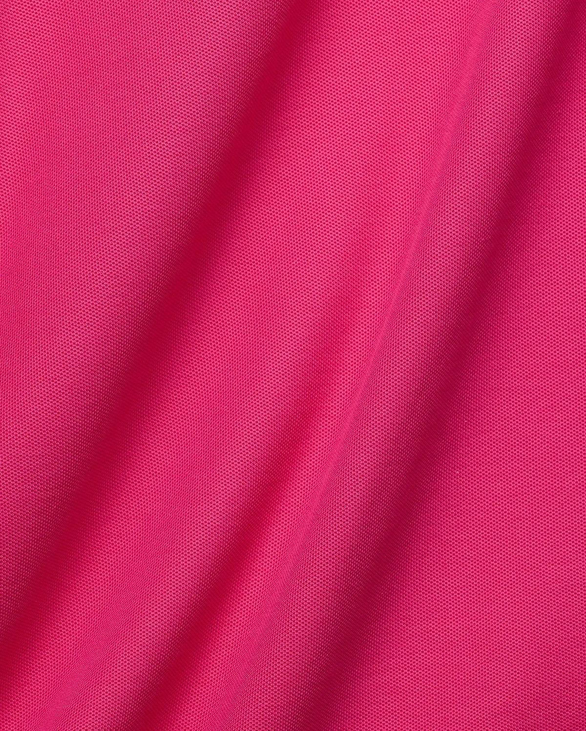 Vibrant fuchsia pink Mens Classic Pique Polo, a classic fit garment with a textured pique knit, featuring the iconic embroidered Psycho Bunny skull logo on the chest. (6)