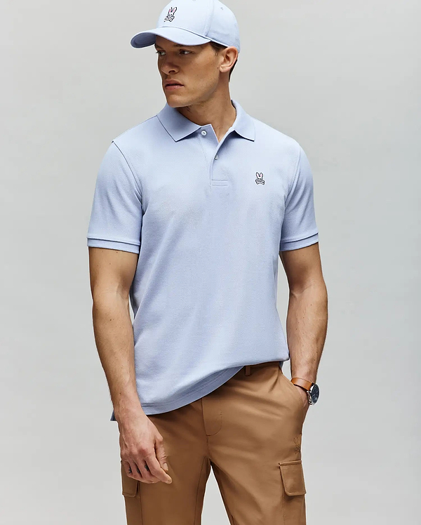 MENS CLASSIC PIQUE POLO SHIRT view 2