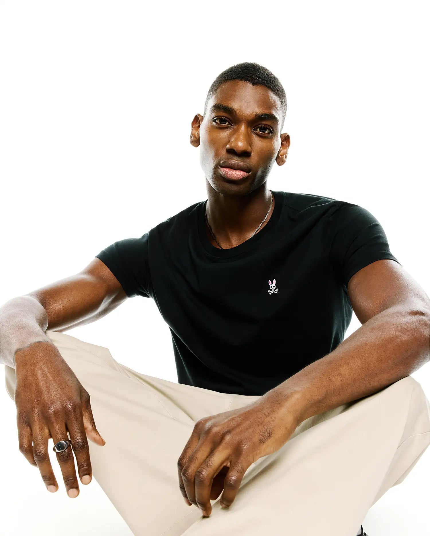 MENS CLASSIC CREW NECK TEE - B6U014CRPC