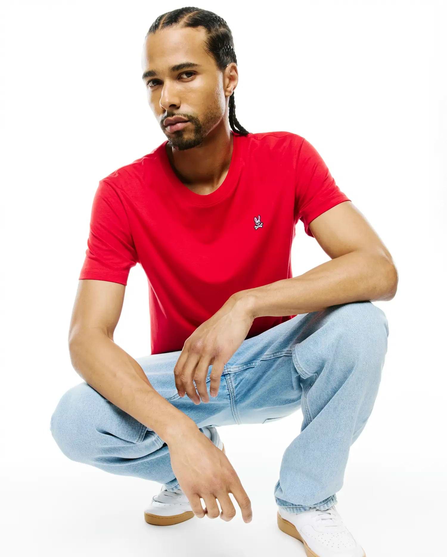 MENS CLASSIC CREW NECK TEE - B6U014CRPC