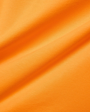 Mens Classic Crew Neck Tee in vibrant orange, crafted from soft jersey knit fabric with subtle folds, reflecting Psycho Bunny's bold, refined streetwear aesthetic. (6)