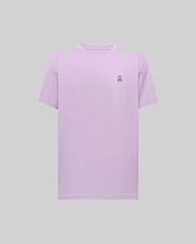 Mens Classic Crew Neck Tee in lavender, featuring a classic fit and smooth jersey knit fabric. Small embroidered black and white Psycho Bunny skull logo on the left chest. (1)