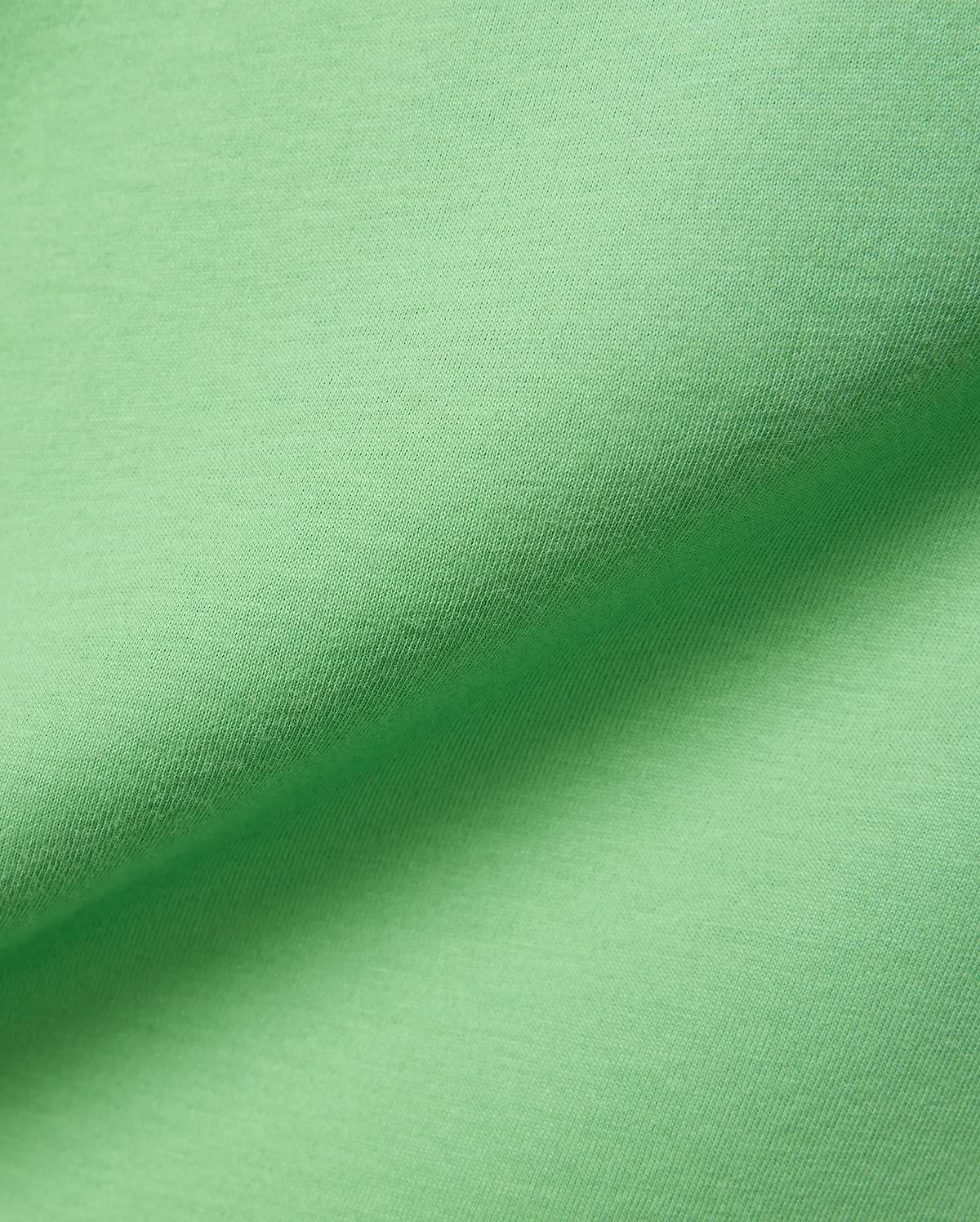 Psycho Bunny Mens Classic Crew Neck Tee in vibrant lime green, crafted from premium, ultra-soft jersey knit fabric, showcasing subtle texture and elegant folds.