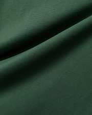 Mens Classic Crew Neck Tee in rich, deep forest green, crafted from premium, soft-touch jersey fabric, showcasing a refined, subtle knit texture and elegant, flowing drapes.
