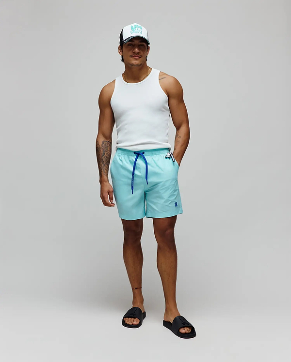 MENS SAMOS HYDROCHROMIC PRINTED SWIM TRUNK 6" view 2