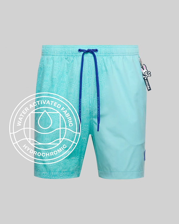 MENS SAMOS HYDROCHROMIC PRINTED SWIM TRUNK 6" view 1