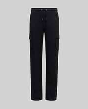 The KIDS NASH CARGO SWEATPANT (KB0800004) by Psycho Bunny features an elastic waistband, drawstring, and cargo pockets for classic comfort—perfectly versatile and shown here against a plain gray background.
