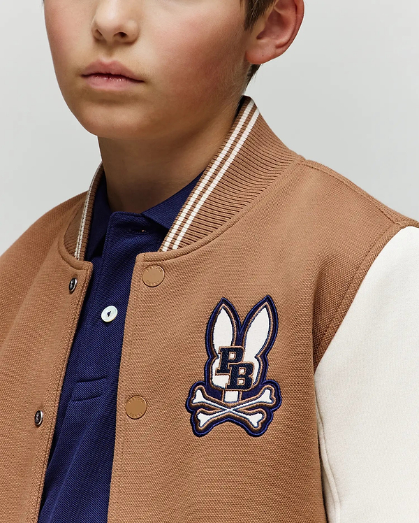 KIDS WADE KNIT VARSITY BOMBER view 2