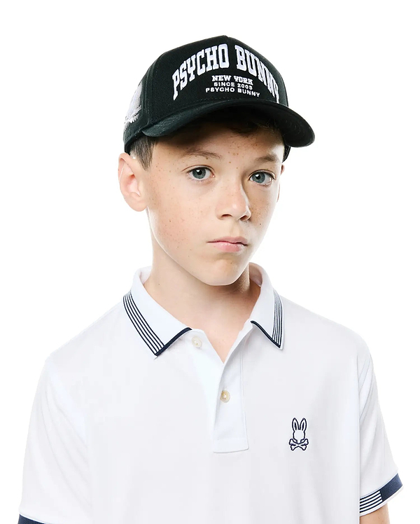KIDS NATHANIEL A-FRAME TRUCKER CAP view 1