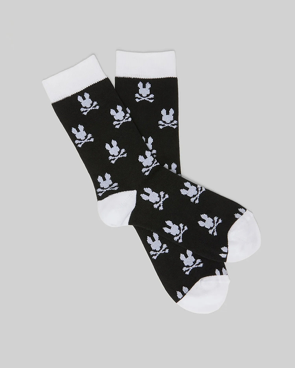 KIDS 2 PACK ALL OVER BUNNY DRESS SOCK view 2