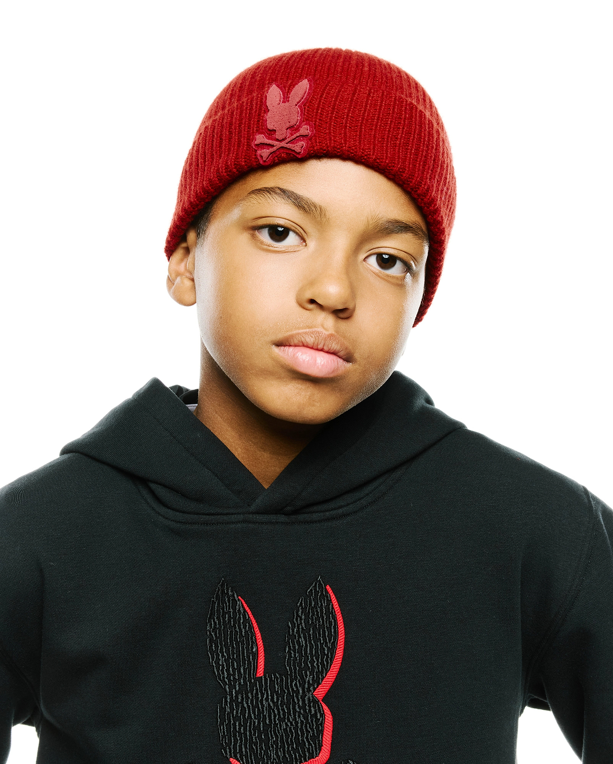 TUQUE EN MÉRINOS LEIGHTON ENFANTS vue 1