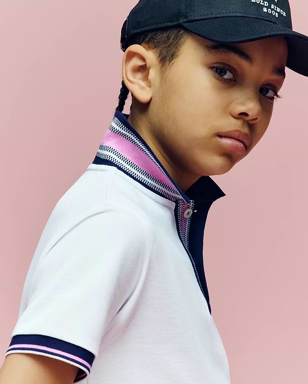 KIDS ARCHIVE CLASSIC BUNNY PIQUE POLO view 2