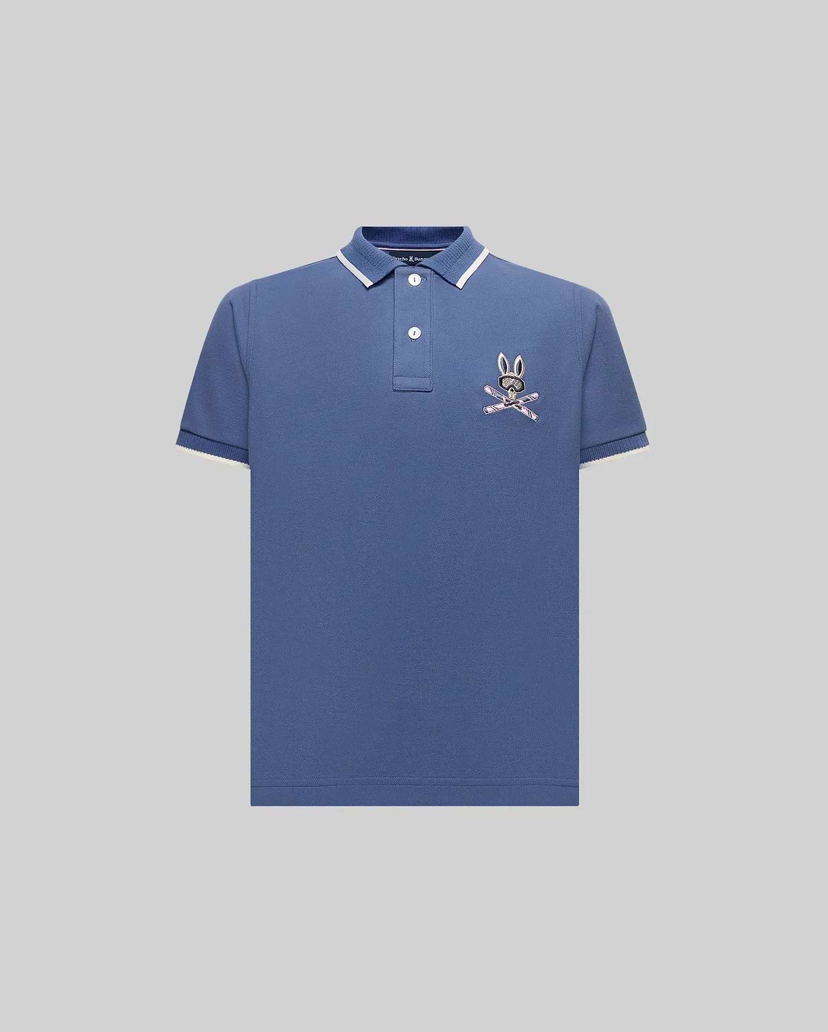 KIDS INDIGO BUNNY PIQUE POLO view 5