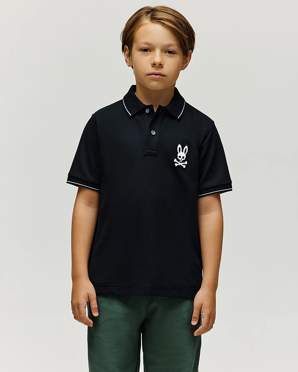 KIDS TATE BUNNY PIQUE POLO view 1
