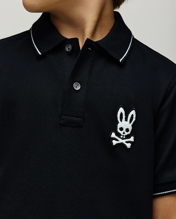 KIDS TATE BUNNY PIQUE POLO view 2