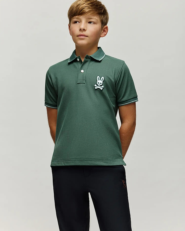 KIDS TATE BUNNY PIQUE POLO view 1