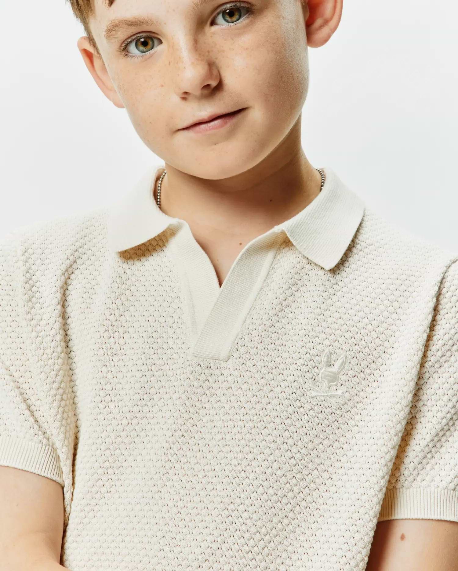 KIDS DEVON KNIT POLO - KT0100093