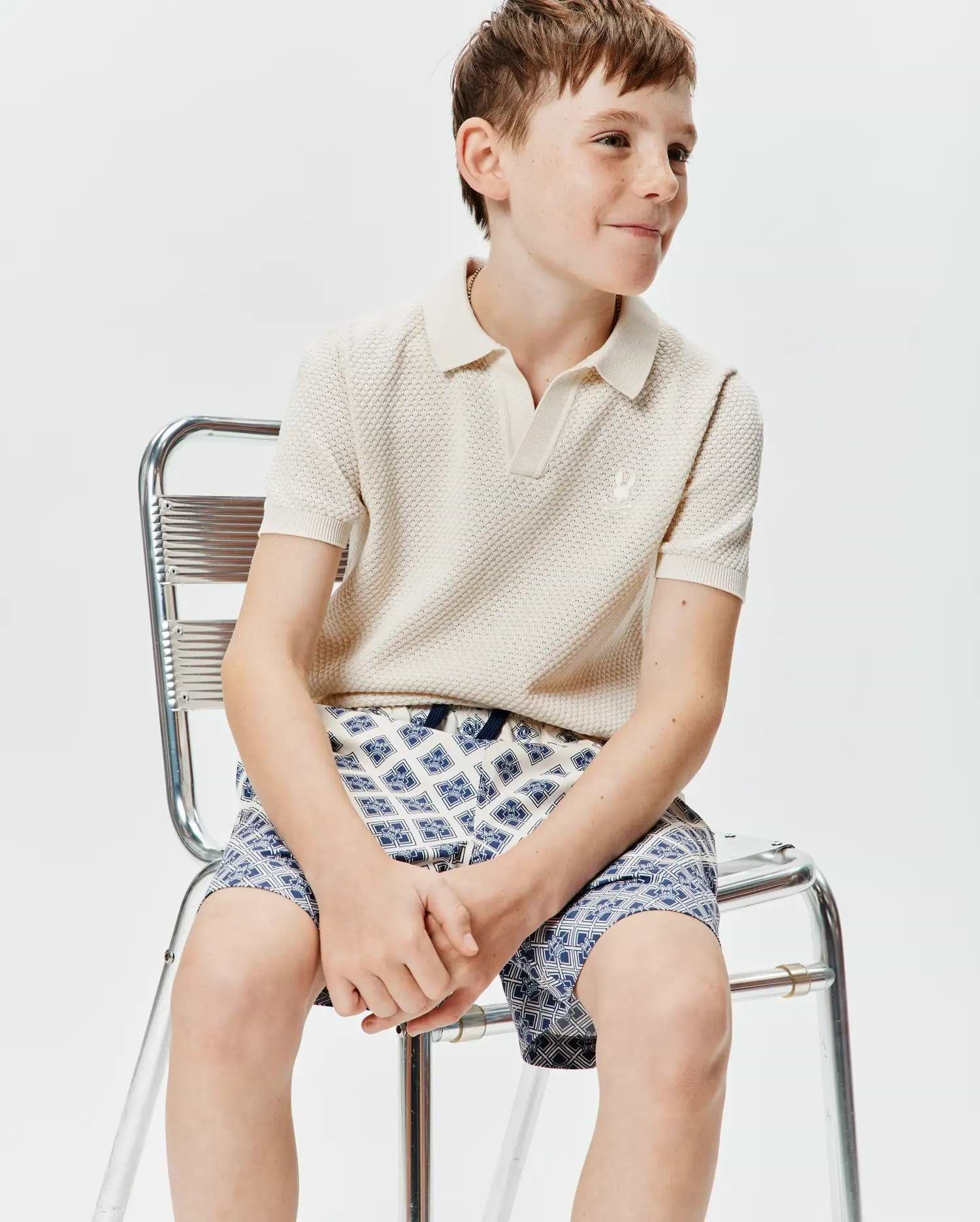 KIDS DEVON KNIT POLO - KT0100093