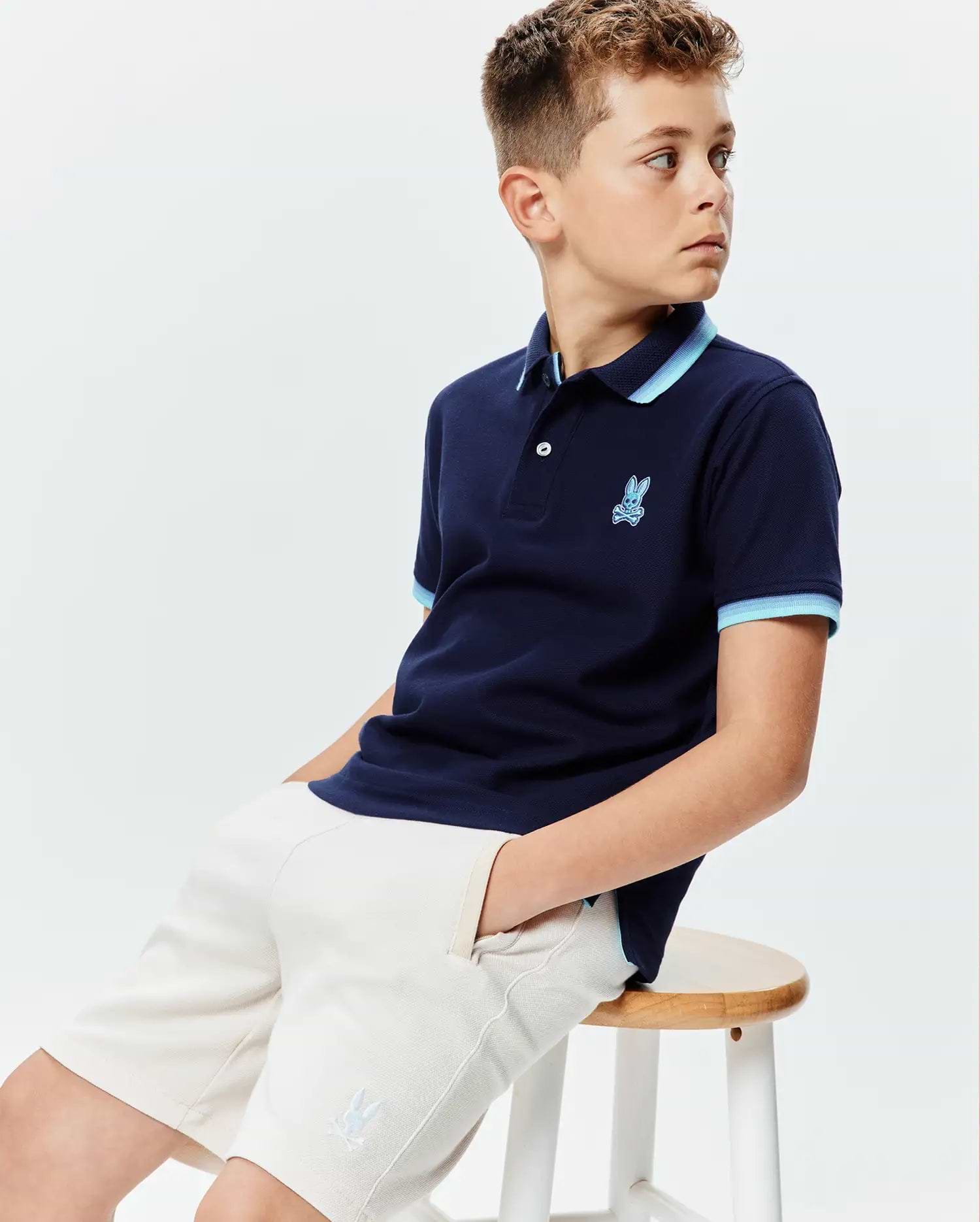 KIDS HOLDEN PIQUE POLO view 3