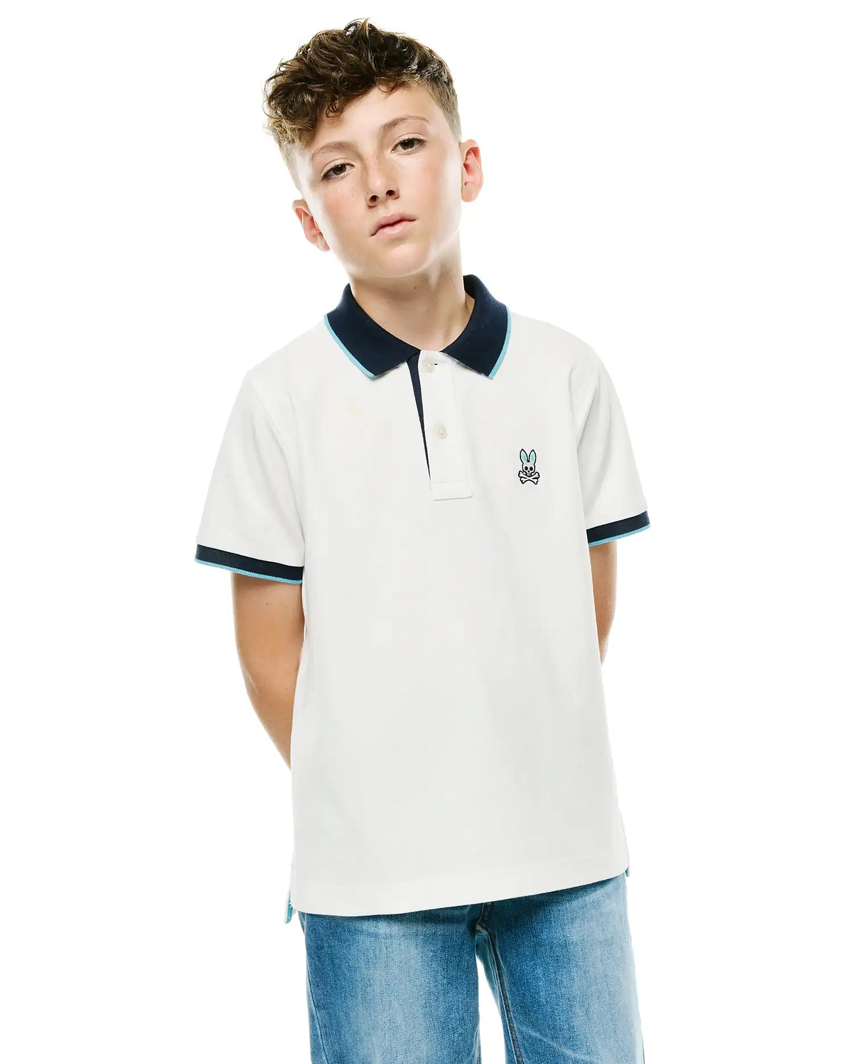 KIDS' KLAUS PIQUE POLO view 2