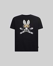 T-SHIRT INDIGO SKI BUNNY, ENFANT