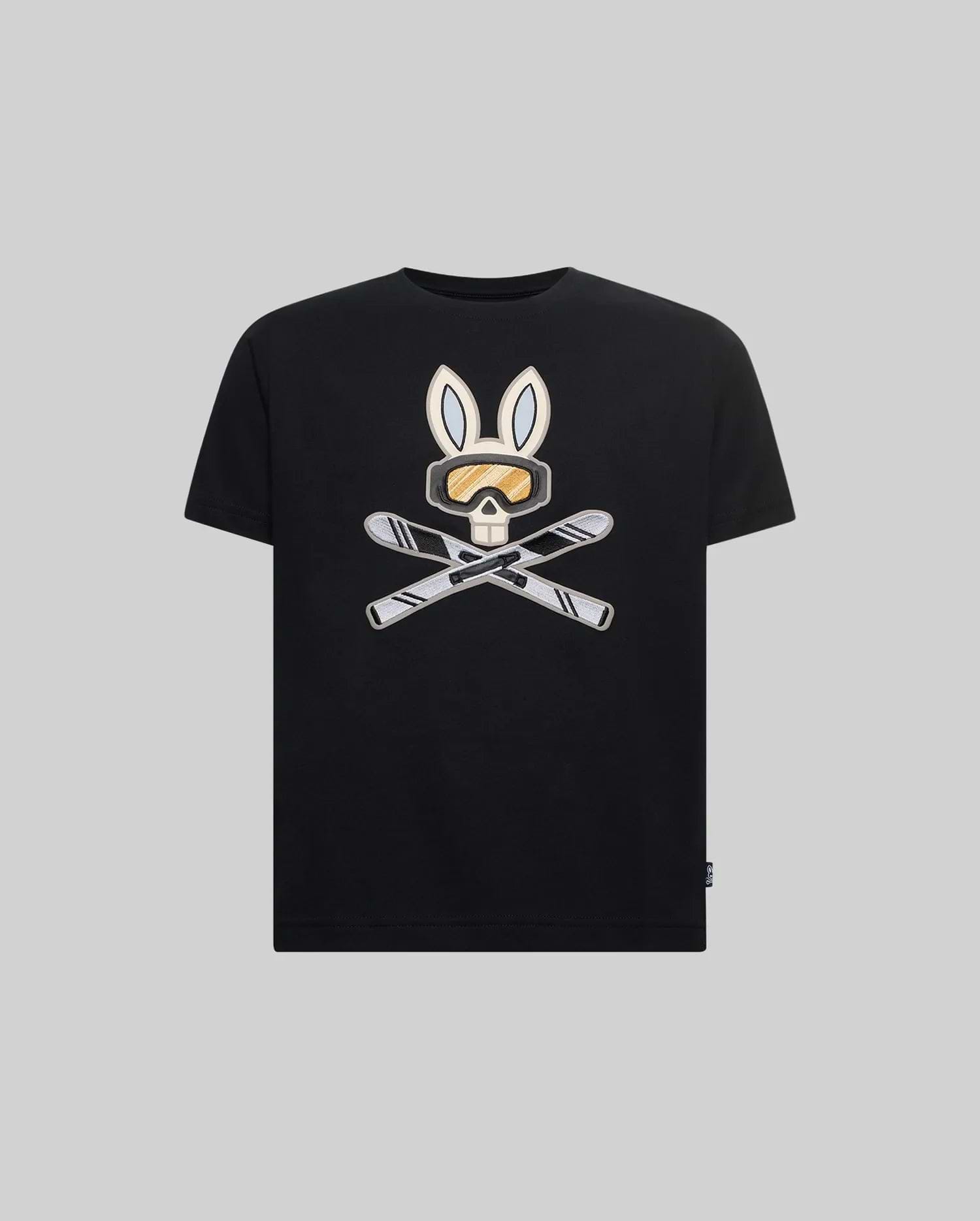 T-SHIRT INDIGO SKI BUNNY, ENFANT