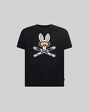 T-SHIRT INDIGO SKI BUNNY, ENFANT