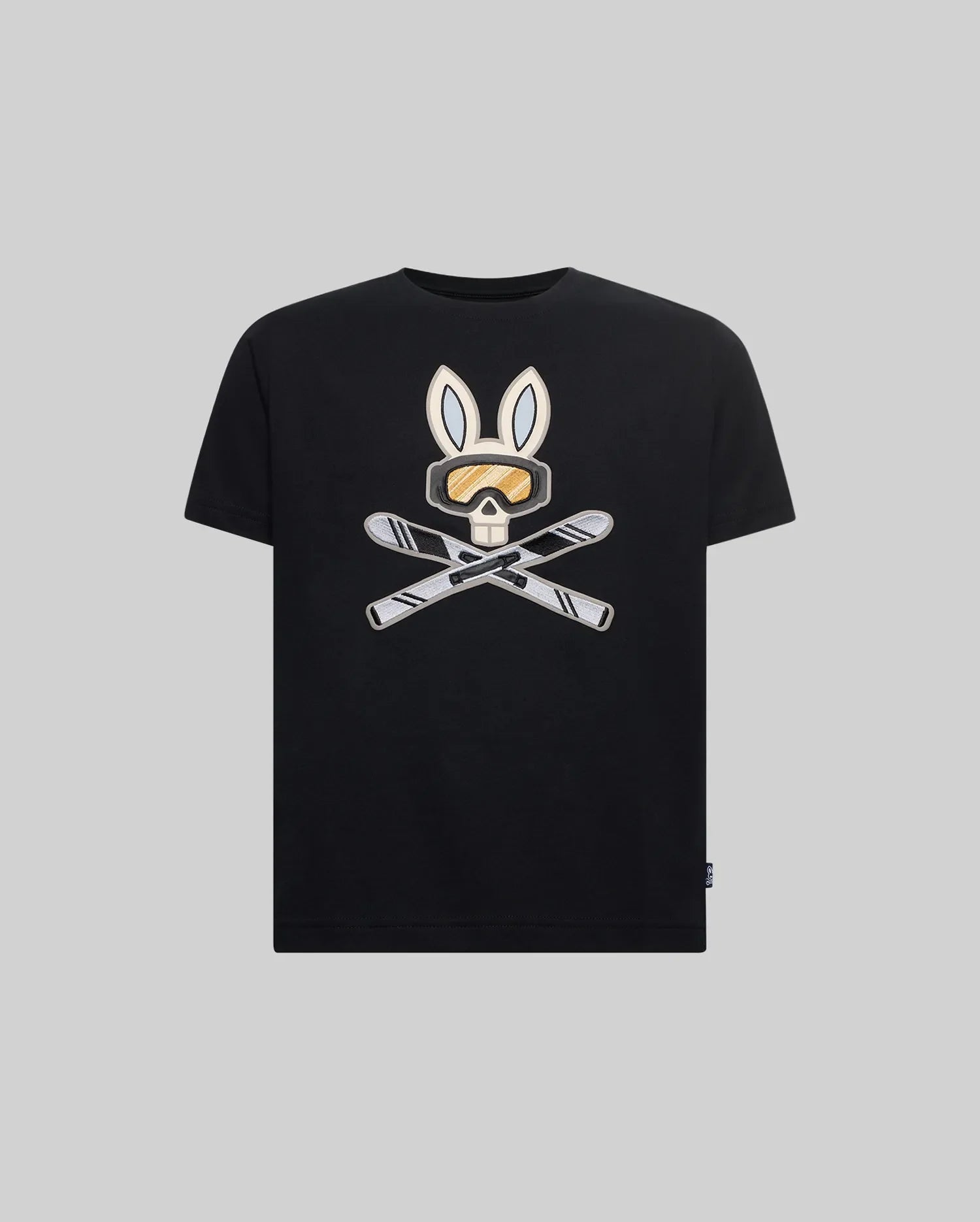 T-SHIRT INDIGO SKI BUNNY, ENFANT