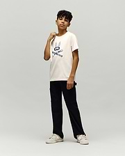 T-SHIRT INDIGO SKI BUNNY, ENFANT