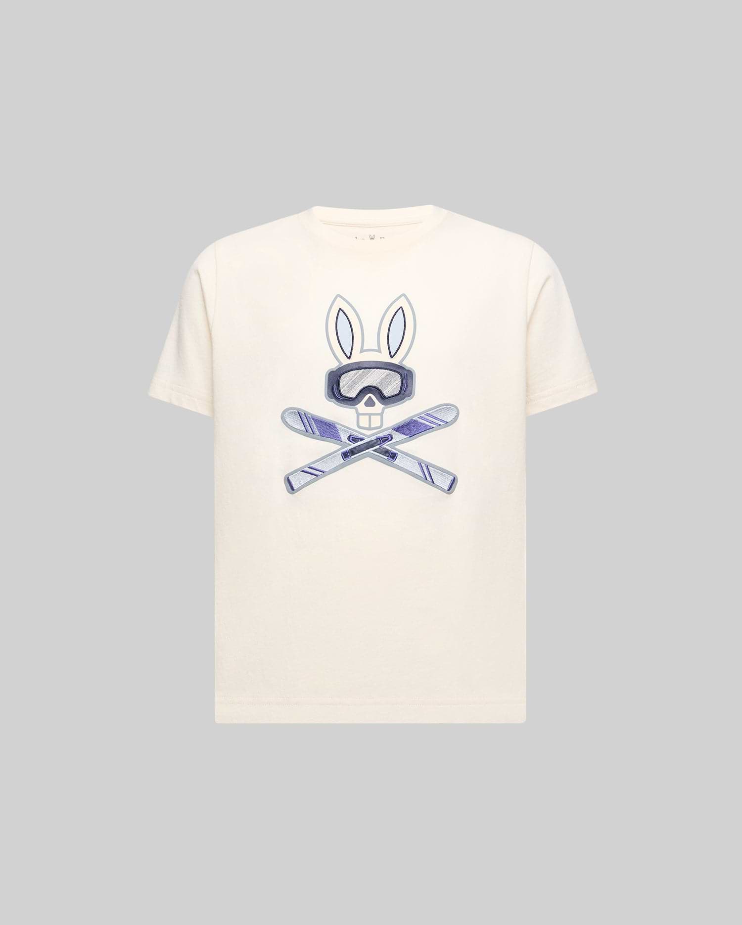 T-SHIRT INDIGO SKI BUNNY, ENFANT