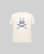 T-SHIRT INDIGO SKI BUNNY, ENFANT