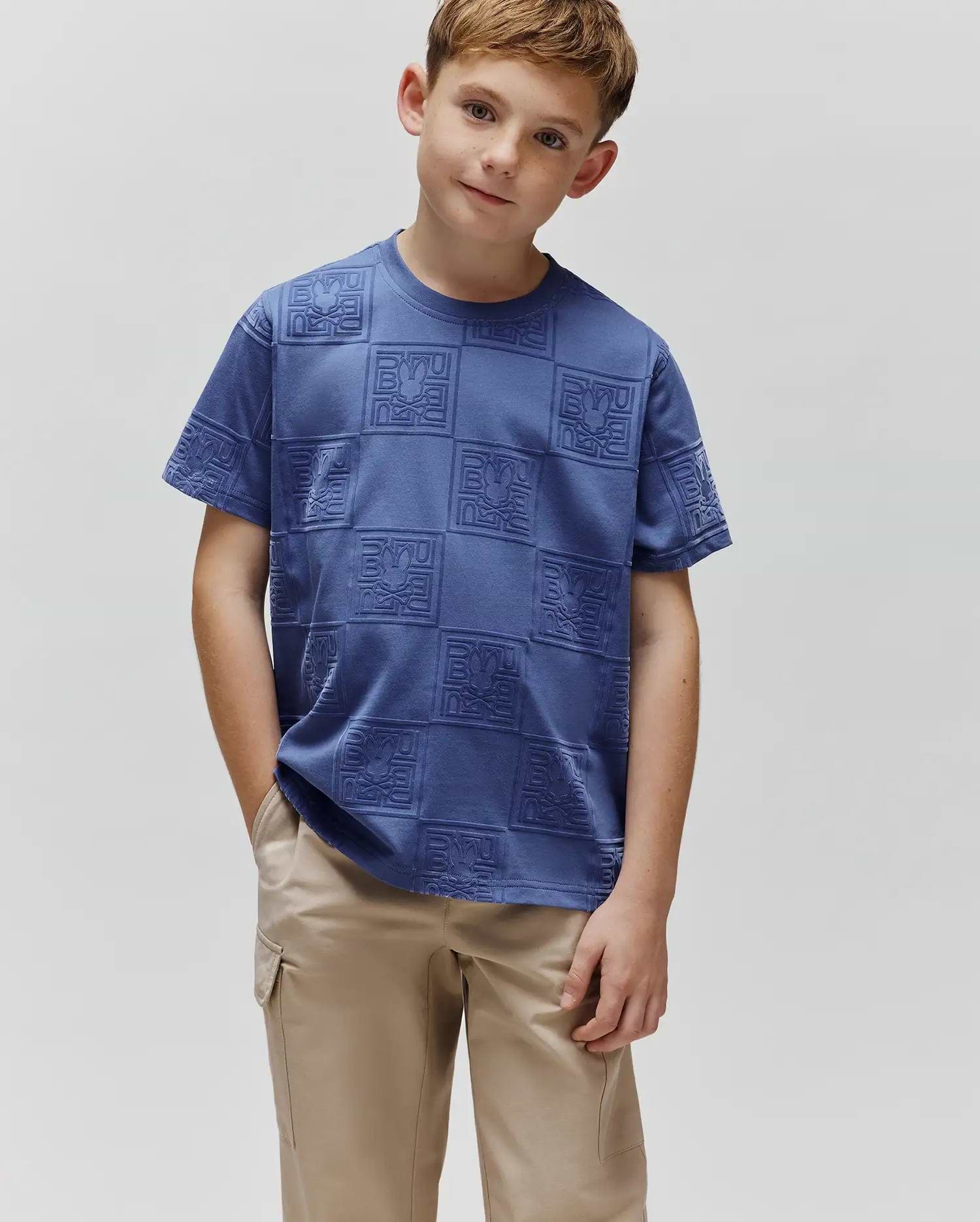 KIDS GIO ALL OVER FLOCKED TEE view 1