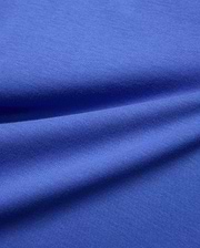 Vibrant blue jersey knit fabric swatch, smooth and subtly textured, for the Kids Sunny Chest Graphic Tee, designed for a comfortable, classic fit.