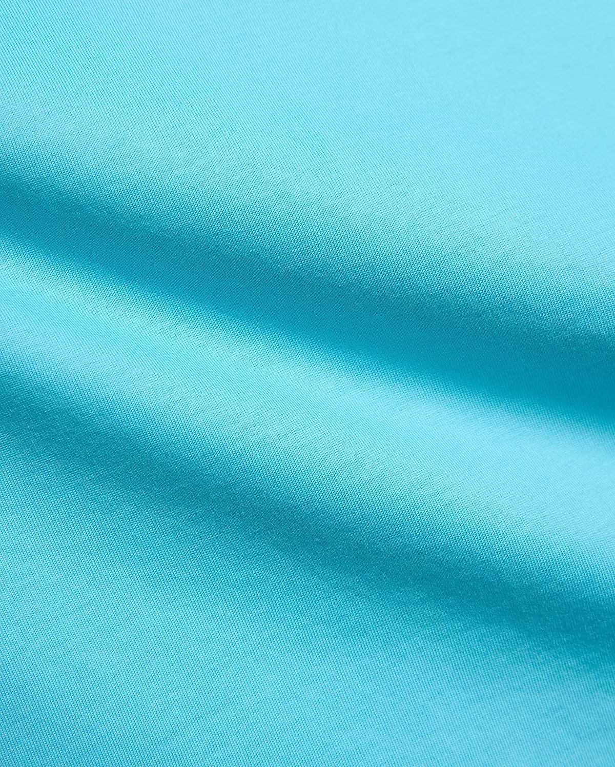 Kids Isaac Relaxed Fit Tee in vibrant aqua blue, crafted from soft jersey knit fabric, featuring the iconic small embroidered Psycho Bunny skull logo on the chest.