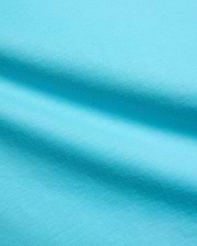 Kids Isaac Relaxed Fit Tee in vibrant aqua blue, crafted from soft jersey knit fabric, featuring the iconic small embroidered Psycho Bunny skull logo on the chest.