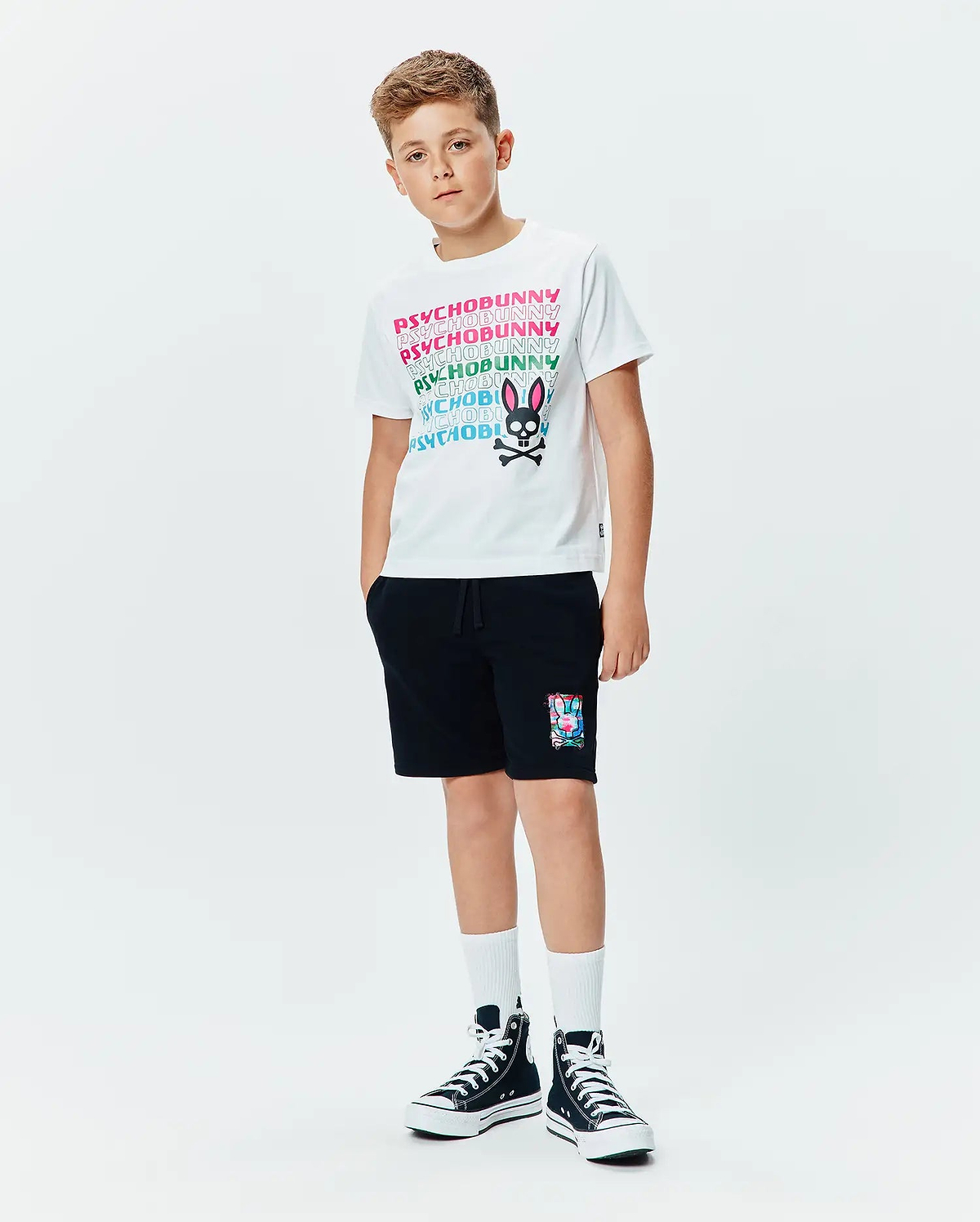 KIDS LANDON WORDMARK TEE - KT0200196