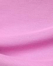 Premium Kids Taylor Pique Tee in vibrant pink, showcasing the refined textured pique knit fabric, a classic fit, and the iconic embroidered Psycho Bunny skull logo on the chest.