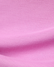 Premium Kids Taylor Pique Tee in vibrant pink, showcasing the refined textured pique knit fabric, a classic fit, and the iconic embroidered Psycho Bunny skull logo on the chest.