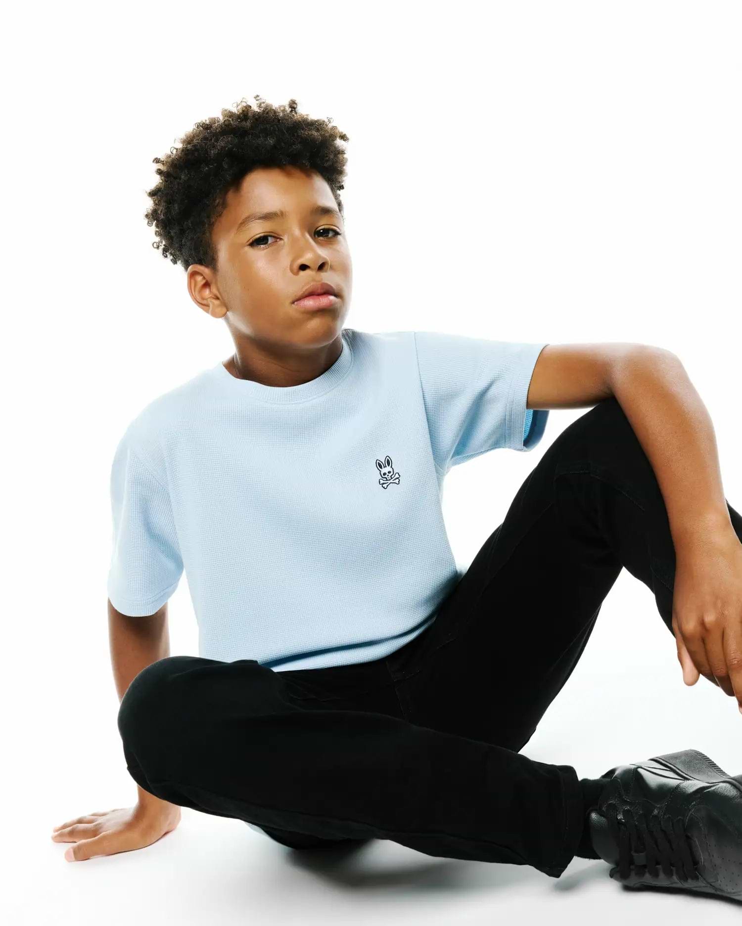 KIDS MAXTON WAFFLE TEE view 3