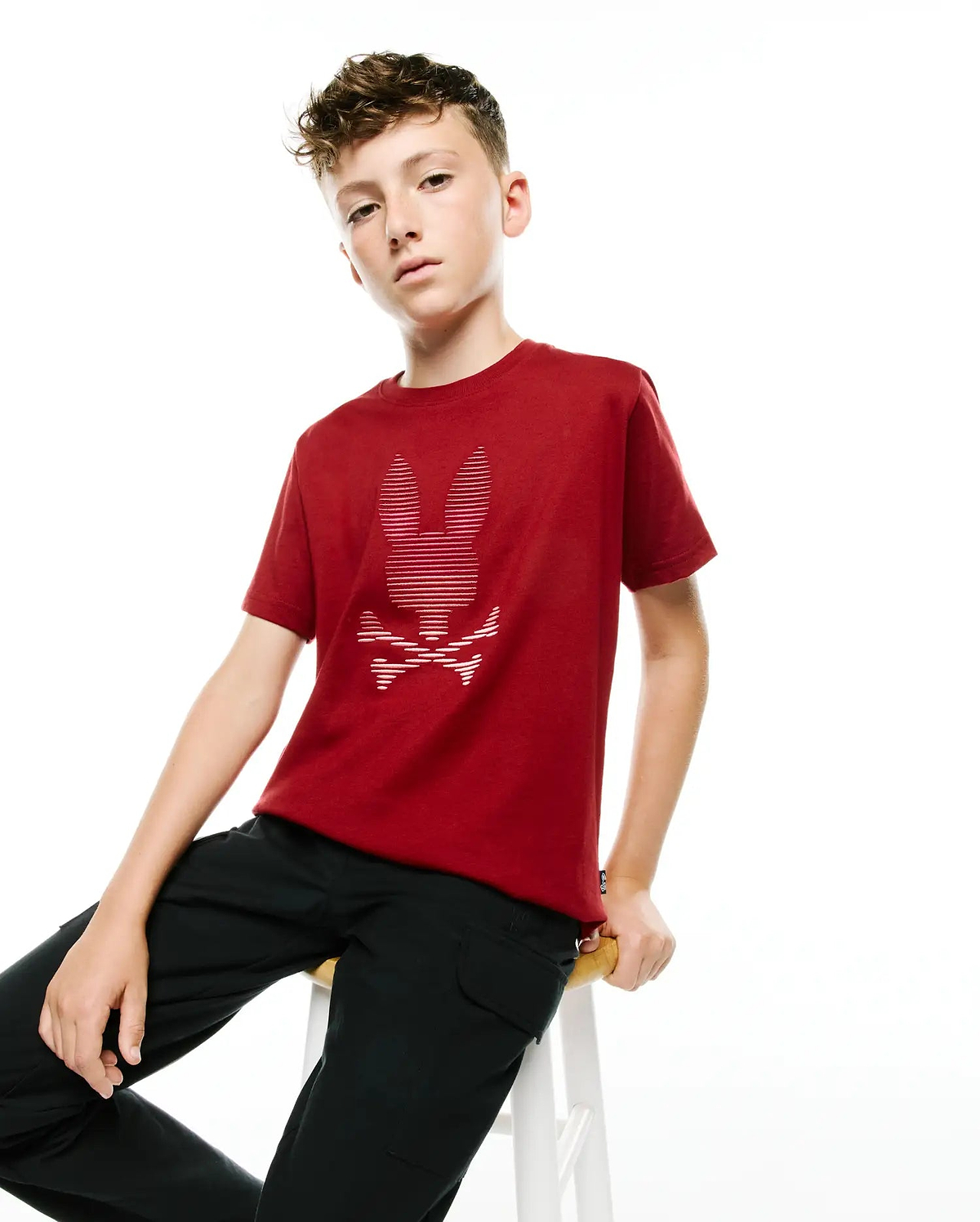 KIDS' SLADE PIMA GRAPHIC TEE view 4