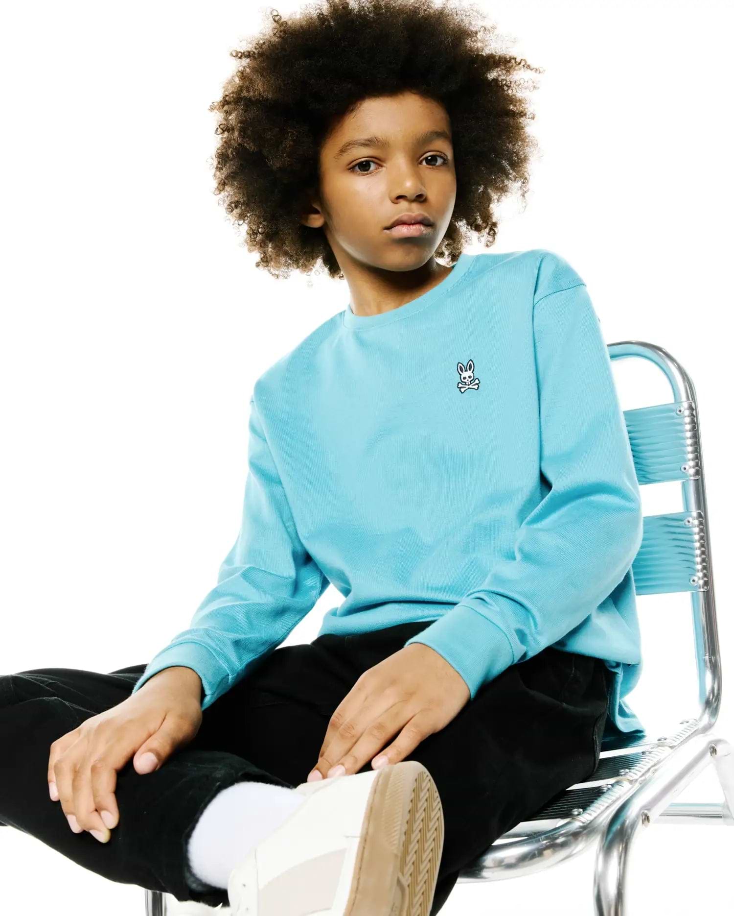 KID'S NORMAN LONGSLEEVE OVERSIZED TEE view 1
