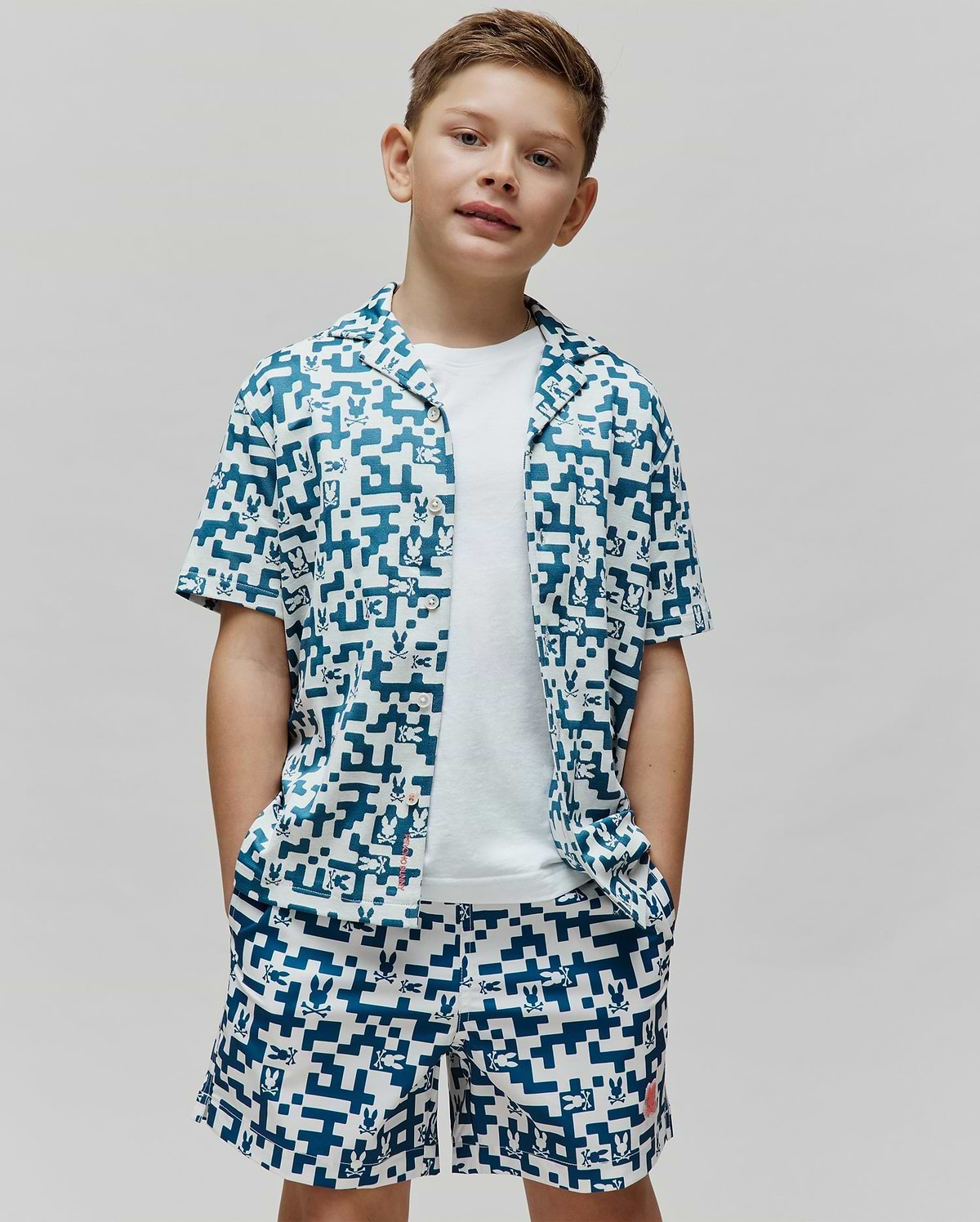 KIDS JOSH JACQUARD SHIRT - KT0300017